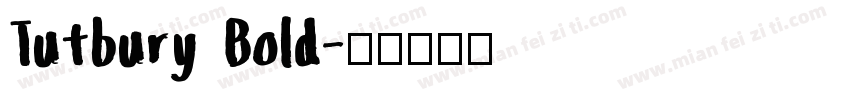 Tutbury Bold字体转换